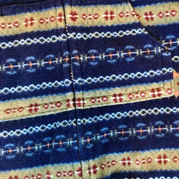Cozy Blue Patterned Baby Onesie - Picture 4 of 5